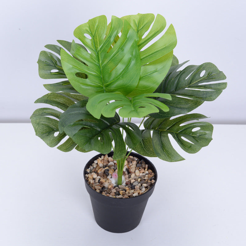 Artificial Monstera Desk Plant