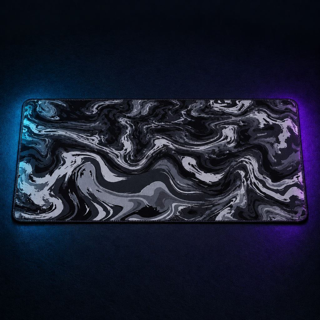 [Scale AI] catalog_packshot, XL Abstract Gaming Desk Mat 900x400 mm