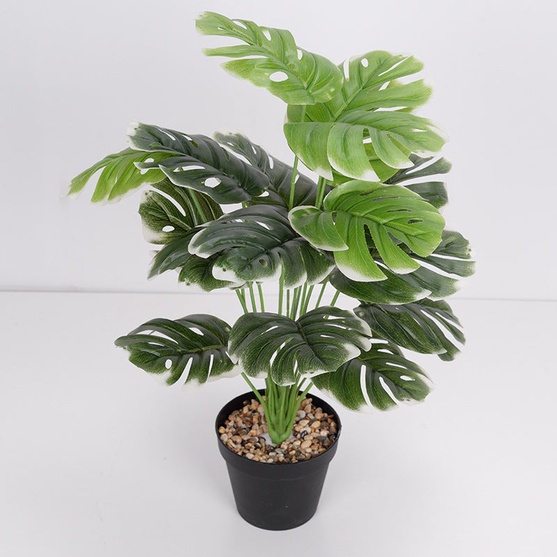 Artificial Monstera Desk Plant