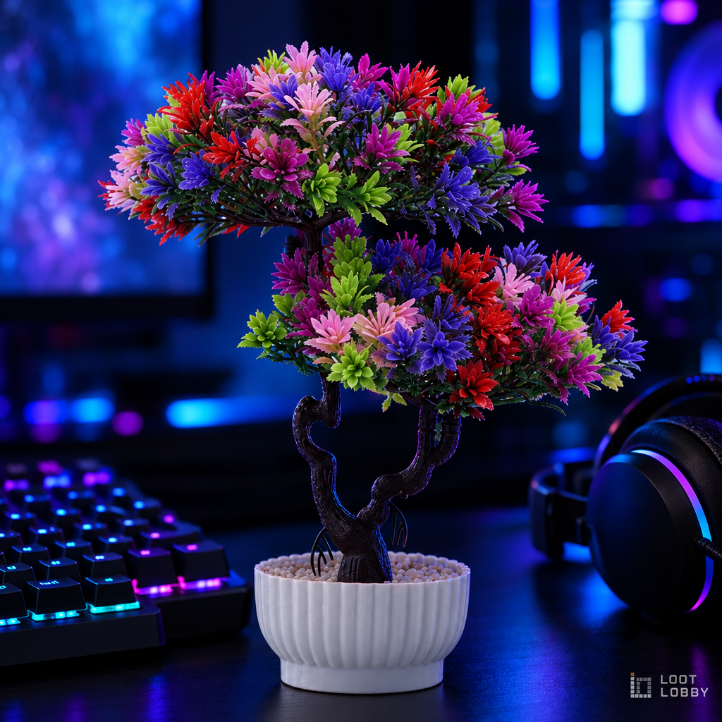 Welcome Pine Artificial Bonsai | Loot Lobby