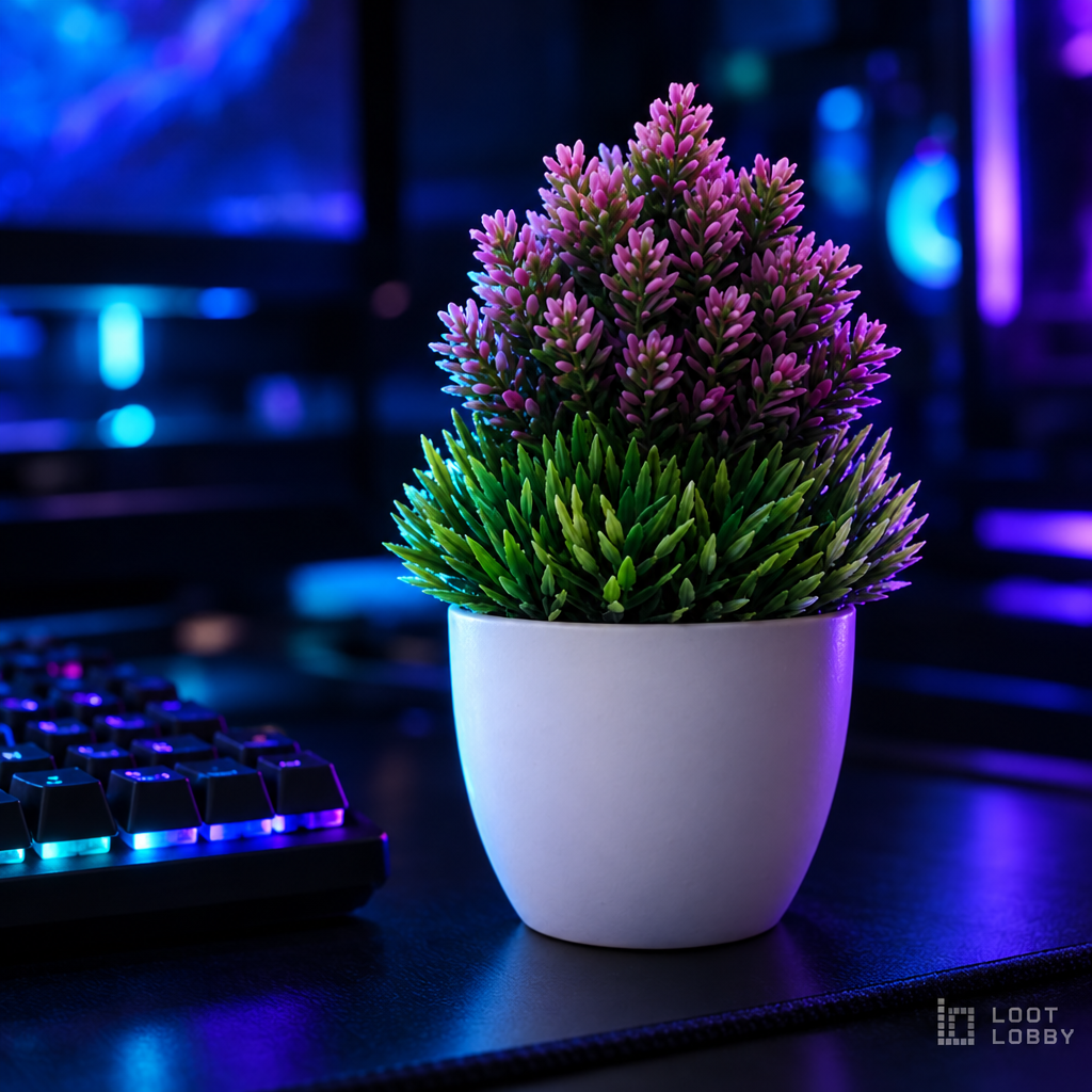 Cherry Snowball Artificial Bonsai | Loot Lobby