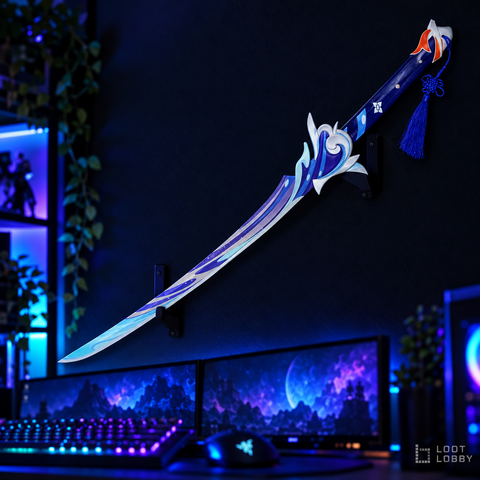 Moon & Wave Katana – Metal Display Replica | Loot Lobby