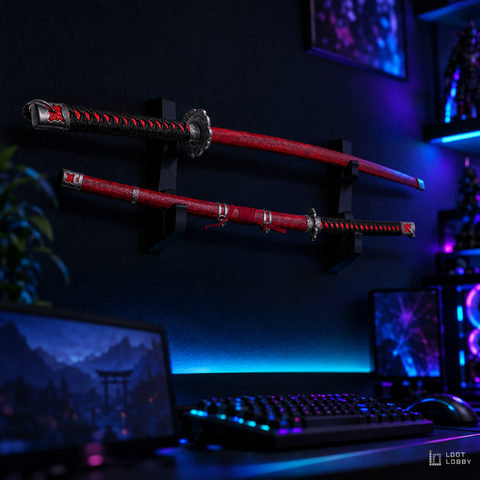 Crimson Shinobi Katana – Display Replica | Loot Lobby
