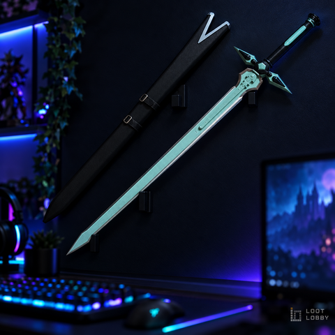 Black Knight Sword with Wooden Sheath – Display Replica | Loot Lobby