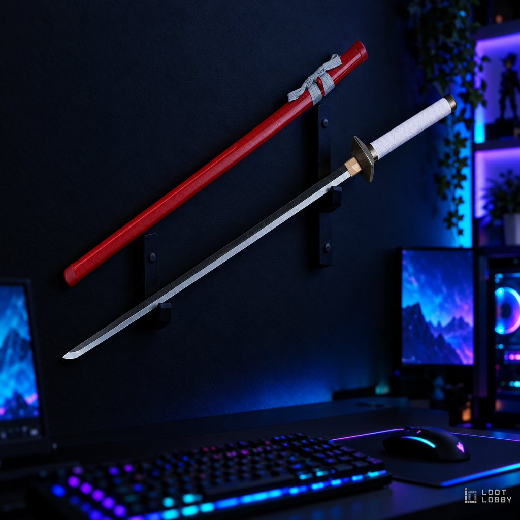 Red Saya Chokuto – Display Replica | Loot Lobby