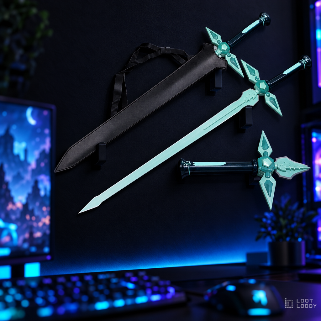 Jade Crystal Longsword – Display Replica | Loot Lobby