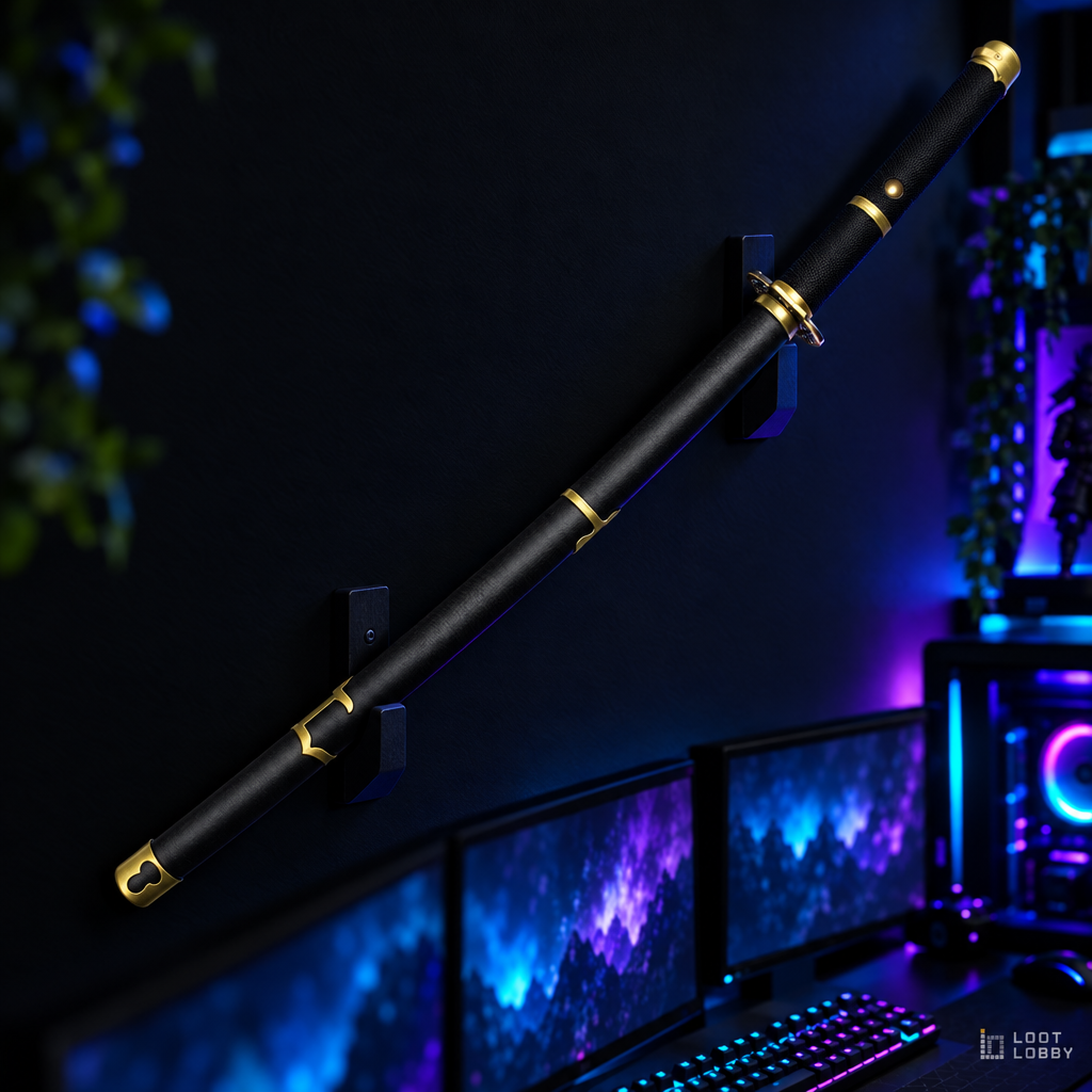 Black Steel Katana – Display Replica | Loot Lobby