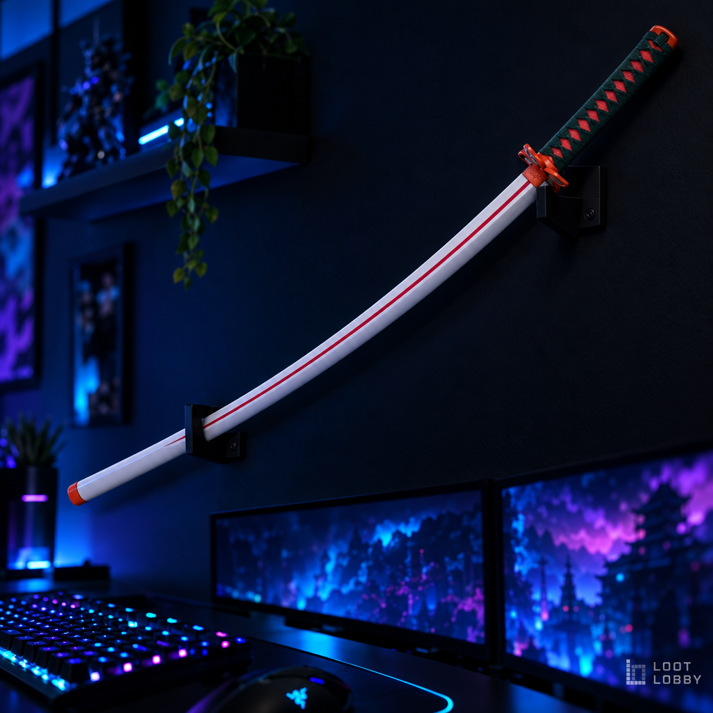 Sakura Guard Katana with White Saya – Display Replica | Loot Lobby