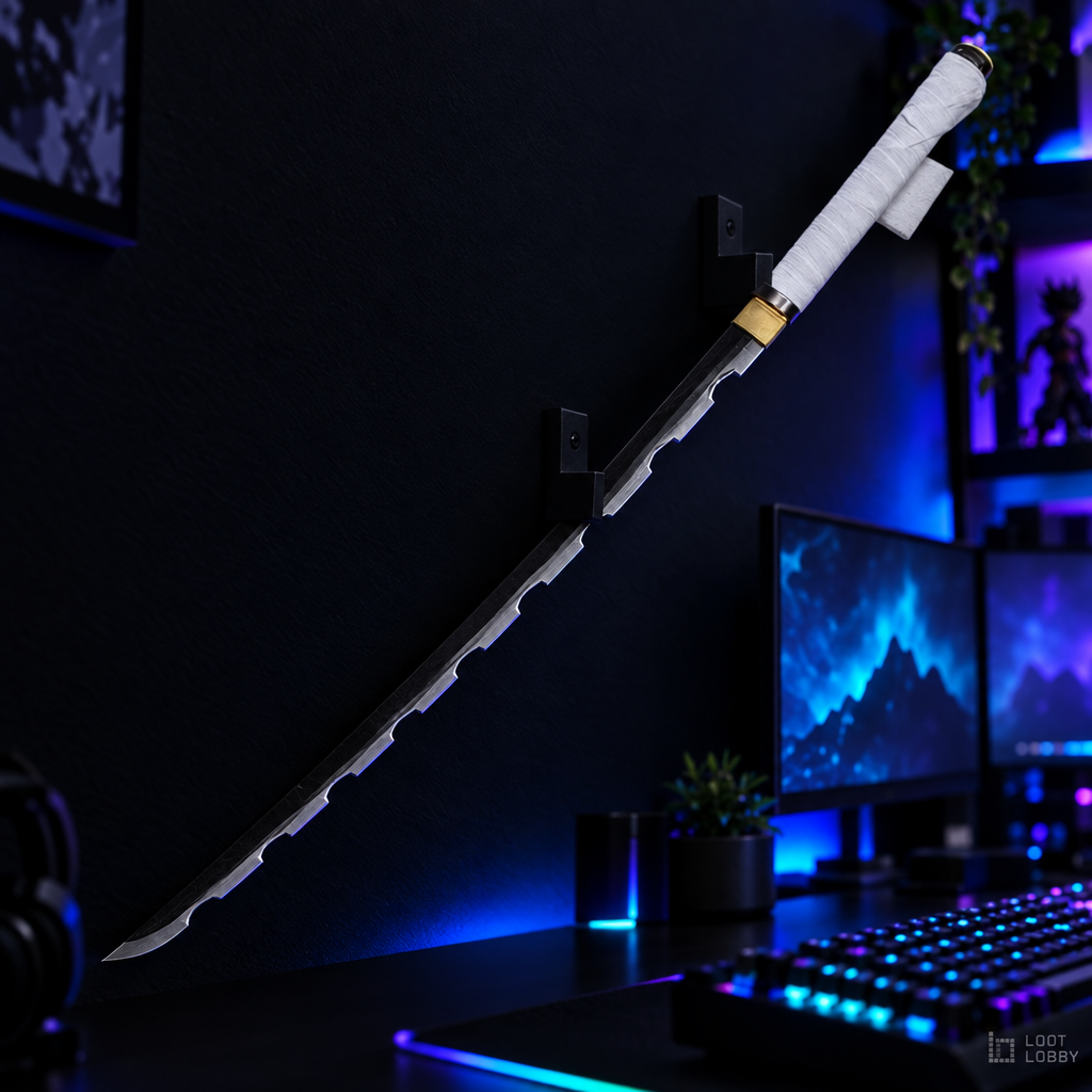 Kiba Jagged Blade – Hand-Forged 1045 Carbon Steel | Loot Lobby