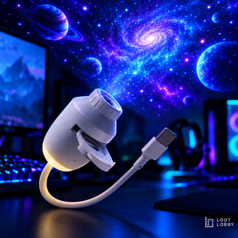 USB Star Projector Night Light - Cosmic Journey